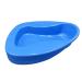 Healthcare Bedpan Firm Thick Plastic Stable Potty for Women Men Elderly Female Male Children - Portable and Easy to Use(Blue)