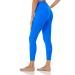 HeyNuts Pure&Plain 7/8 Athletic Leggings for Women, Buttery Soft Tummy Control Workout Pants 25'' Small Poolside Blue_25"