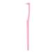 Interental brush for orthodontic cleaning between the teeth cleaning tools soft microbursten pointed 1 piece of interdental toothbrush soft hair correction dental floss pink tip