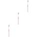 Healvian 3 STK Detention toothbrush Puerbet teeth Brushing toothbrush toothbrushes for children bristle toothbrush children toothbrush coal toothbrush pp disposable white tool pregnant woman