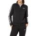 adidas Women's Essentials 3-Stripe Track Jacket Medium Black/White