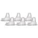 6 Packs of NUK Replacement Silicone Spout Clear