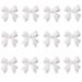 KDDOM 12 Pcs 3D Nail Decoration Resin Bow Nail Rhinestones Bowknot for DIY Nail Art Accessories
