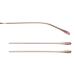 2 Pairs of Glasses Temple Tips Long Ear Pads Tubes Glasses Replacement Tips #03