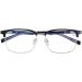 Buy Anti UV Blue Light Blocking Computer Readers - Cute +2.00 Eyeglasses for Men & Women - Black-Silver - Buy Online on GoSupps.com