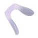 Wekiva replacement nose pad holder made of metal nose bridge 2 pieces purple for inserting/screwing glasses pad replacement for children U-shaped plastic glasses transparent silicone-nose pad arm