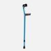 Forearm Crutches Adjustable Open Cuff Crutches Lightweight Aluminum Forearm Crutches Blue Stylish Walking s Adjustable for Elderly Handicapped Disabled Lightweight Arm Prosperous