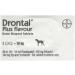 Drontal Plus tasty 150/144/50 mg tablet for Dogs - For roundworms and tapewomer 6 Tablets - Buy Online on GoSupps.com