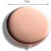 Shop Portable Rose Gold Pocket Mirror - Illuminated Travel Mini Makeup Mirror (70mm) | Retro Folding Design - Buy Online on GoSupps.com