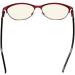 Eyekepper Blue Light Filtering Computer Reading Glasses for Women - Stylish Red Cateye Oval Design +0.50 Magnification - Buy Online on GoSupps.com