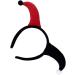 hgnxa Hairbands Festive Photo Booth Props Jester Clown Horn Headbands Party Headpiece Fun Headbands for Music Festivals Black Red - Buy Online on GoSupps.com