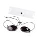Opaque UV Eye Protection Goggles Glasses Eyeshields with Case for Indoor Sunbed Tanning Bed Light Therapy