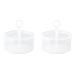 2 Sets Cream Korean Lotion Skincare Tools for Face Foaming for Foam Bubble Maker Bubble Foam Maker Pp White Facial Foamer Cup Portable