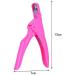 Panysilioer Professional Nail Scissors U-Shaped Trimming Knife Nail Scissors Toe Nail File Pedicure (Red) - Buy Online on GoSupps.com