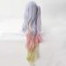 No Game No Life Shiro Cosplay Wig - 120cm Heat Resistant Long Wavy Blue Pink Yellow Synthetic Hair + Wig Cap - International Shipping Available - Buy Online on GoSupps.com