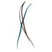 Feather Hair Extensions 3 Pack + Rings/Loop (Aqua Naturals)