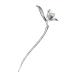HangErFeng Silver Hairpin Han fu Accessories Mulan Hair Stick 601 OneSize