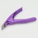 Professional Nail Tip Cutter Cutters for False Fake Gel Nail Tip Cutters (PURPLE)
