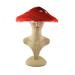 NUOBESTY Mushroom Hat Red White Spotted Mushroom Plush Novelty Hat Toad Hat Cosplay Cap for Kids Adult Halloween Party Favors Hat Costume Photo Props