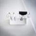 Jdeijfev Simple Curved Toothbrush Storage Rack - Black Electric Toothbrush Holder for Optimal Organization - Buy Online on GoSupps.com