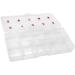 Nail products nail piece storage empty box 1000 pieces translucent digital nail piece anti falling empty box 10 Spaces Clear Storage Box - Buy Online on GoSupps.com