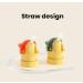 Reusable Beverage Water Bottle Straw Lid Portable with Straw Lid for Bottle Water Bottle Swivel Lid Water Bottle with Straw Lid Water Bottle Spout Adapter Silicone Water Bottle (2pcs Ross) - Buy Online on GoSupps.com
