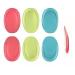 Softior Women s Comfort Memory Heel Cushions Cups Pads for Heel Pain Heel Spur Plantar Fasciitis Relief 3-Pack Removable Shoe Inserts for Walking Flat Shoe Boot Sandal to Relieve Foot Pain (L: 9-14) Large (Pack of 6)