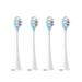 AD-BCRBgen 4 pieces/pack replacement heads for electrical toothbrushes for soft toothbrush heads with original interchangeable head nozzles made of rubber (color: Blue Brush Head)