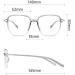 Zhuyiqz Oversized Reading Glasses | Clear View Presbyopic Computer Readers | Anti-Blue Light & Flat Light Mirror | Size +250 Color C4 - Shop Now! - Buy Online on GoSupps.com
