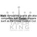 Taper King Amethyst Clipper Guide Comb Set #2-#4 - Achieve Foolproof Tapers & Fades at Home with Wahl/Conair Clippers! Compatible with #2-#4 (6mm-13mm) - Buy Online on GoSupps.com
