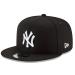New Era New York Yankees Exclusive Selection 9FIFTY Snapback Adjustable Hat Cap- OSFM Black Crown White Logo