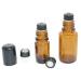 Essential Oil Roller Bottle Glass Ball Inserts for 5 and 15ml Essential Oil Bottles. Pack of 12 GLASS Leak Proof with removable snap ring Roller Tops. Great for Oils Blends and DIY. 12 Pack
