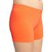 STRETCH IS COMFORT Girl's Nylon Spandex Stretch Booty Shorts Single 12 Orange