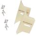 Jack Richeson Best Brackets for Attaching Cross Braces to Canvas, 2-Pack