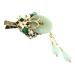 Chinese Lucky Jade Hairpin Vintage Tassel Hair Clip Hanfu Accessory - Women's Antique Cosplay Gift - Buy Online on GoSupps.com