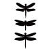 Dragonfly Temporary Tattoo Sticker Set - Watercolor Waterproof Body Art for Women, Girls, and Kids - Pack of 12 - Buy Online on GoSupps.com