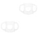Toyvian 2pcs Silicone Bottle Cover Feeding Bottle Handles Supplies Feeding Bottle Holder Anti-Slip Bottle Sleeve Bottle Protection Cover White Portable Feeder Whitex2pcs 12X7X2.5CMx2pcs
