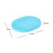 6 Pieces Natural Soft Powder Oval Makeup Sponges Facial Cleansing & Peeling Tools for Flawless Skin - Buy Online on GoSupps.com