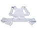 Back Brace Posture Corrector | Adjustable Support with 12 Magnets for Lumbar & Back Pain Relief - Unisex (White M - Buy Online on GoSupps.com