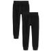 The Children's Place Boys' Active Fleece Jogger Pants 2-Pack Medium Black 2 Pack