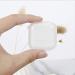 Transparent Plastic Box 10 Pieces Anti-Noise Ear Plug Box Home Spare Parts Cordless Ear Plug Storage Box Cover Small Parts Mini Portable Chip Box Square Dust Organizer Headphone Boxes