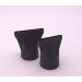 2PCS Plastic Salon Hair Dryer Nozzle Replacement - Narrow Concentrator Blow Drying Nozzle Black - Buy Online on GoSupps.com