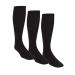 KingSize Men's Big & Tall Diabetic Over-the-Calf Extra Wide Socks 3-Pack X-Large Big Black