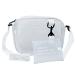 Enkrio Clear Bag Stadium Approved Clear Purse Mini Clear Messenger Bag Matte Cross Body Bag with Adjustable Strap for Women Men Students