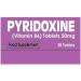 PuroSure Vitamin B6 50mg Pyridoxine Tablets - 28ct (Pack of 1) - Buy Online on GoSupps.com