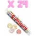  Soolar Pack of 24 Swizzels Love Hearts Candy 39g with a thank you sticker - Buy Online on GoSupps.com