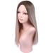 26 Ashblond Synthetic Wig for Women | High Density Ombre Brown Long Straight Hair | Includes Wig Cap | Natural Look - Buy Online on GoSupps.com