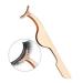 False Eyelashes Applicator Tool - Golden Eyelash Extension Tweezers Nipper - Buy Online on GoSupps.com