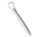Stainless Steel Tongue Scraper Tongue Coating Brush Cleaner Oral Care Tongue Plate Removal (Silver) Silver