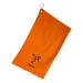 101 BEACH Personalized with Embroidered Monogram or Name Bowling Towel with Clip Orange - Embroidered Name - Woman